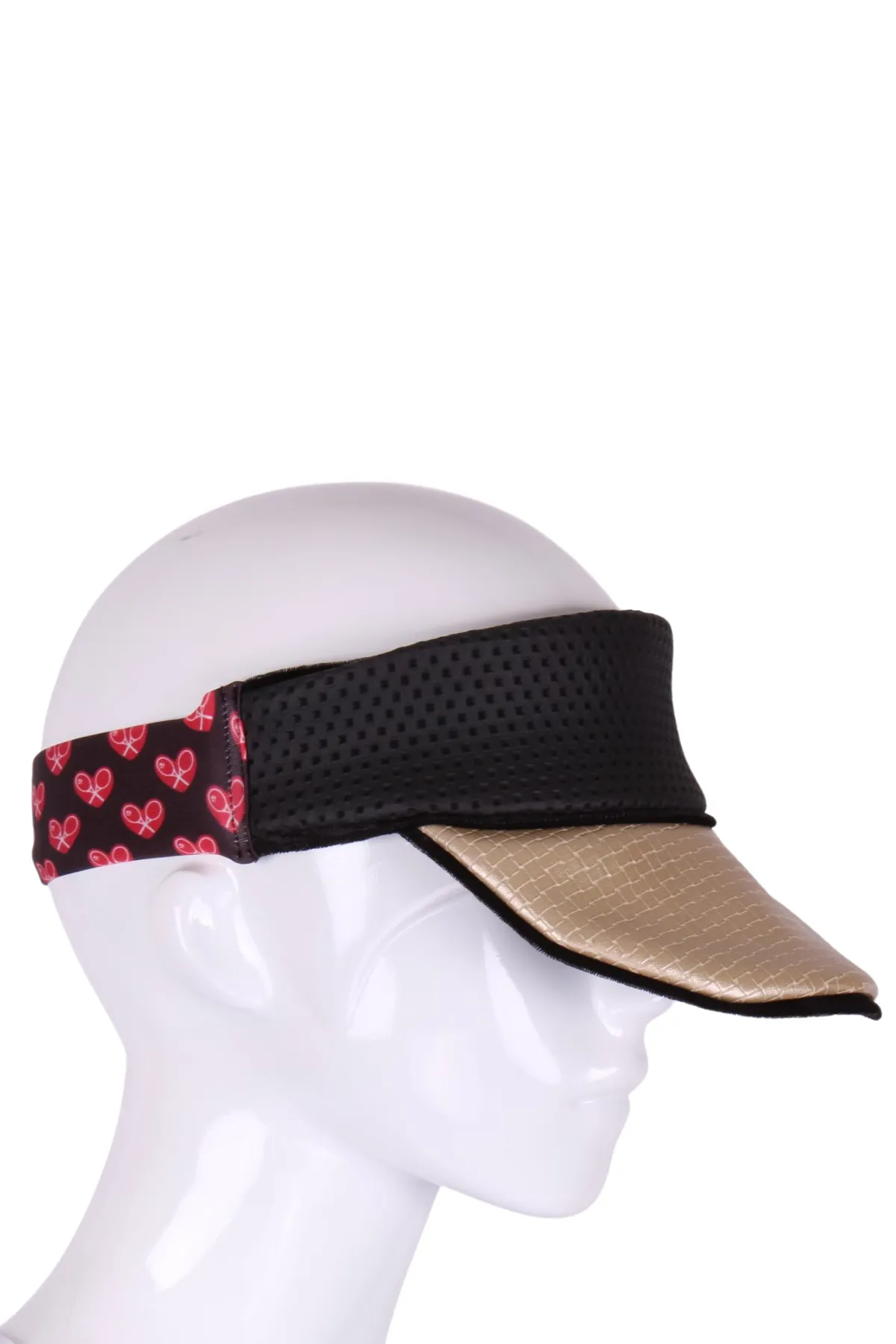 Love Tennis Visor with Elastic Band
