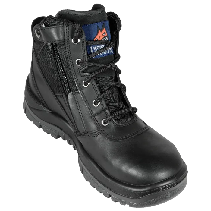 Mongrel 961020 Black ZipSider Boot - SE Series/Non-Safety
