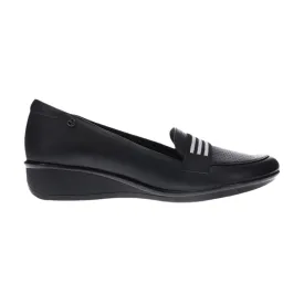 Revere Women's Monte Carlo Wedge Loafer Black